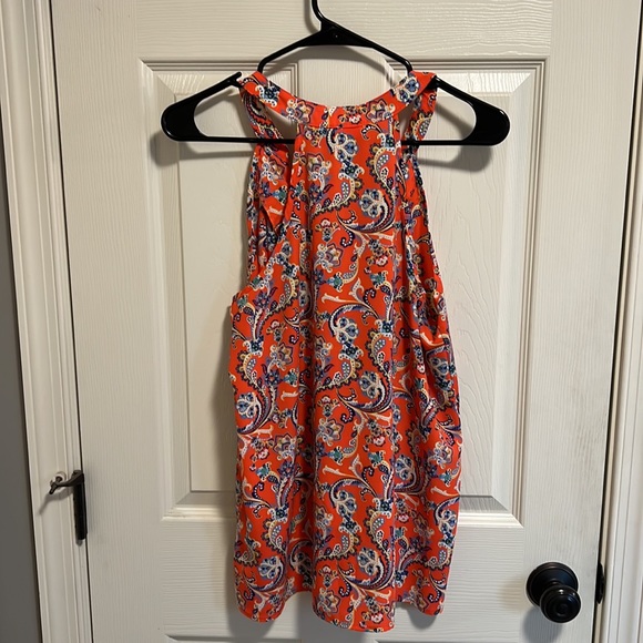 Pixley orange multicolored blouse tank - Picture 3 of 3